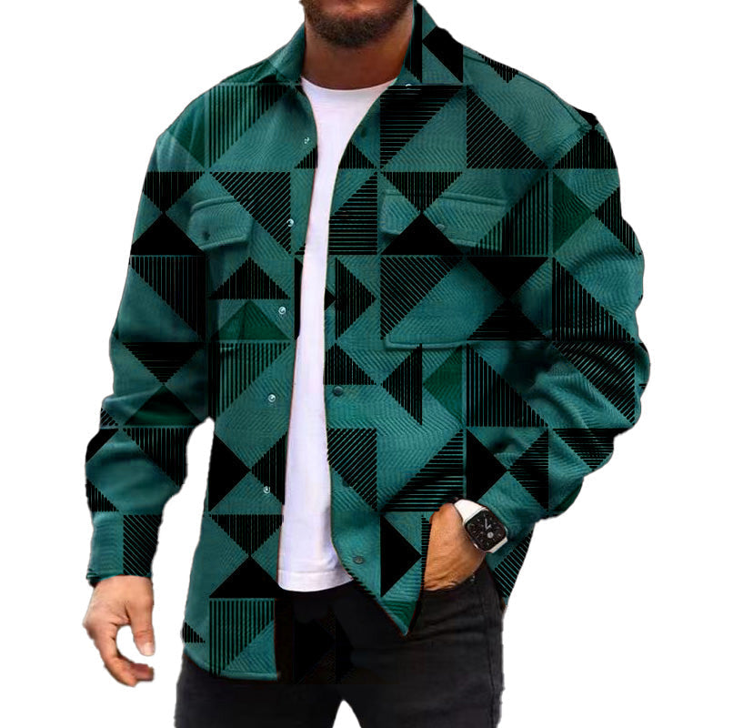 Luther – Retro-geometrisch inspirierte lässige Herrenjacke