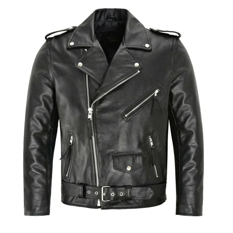 Ace - Mode Slim Fit  PU Lederjacke