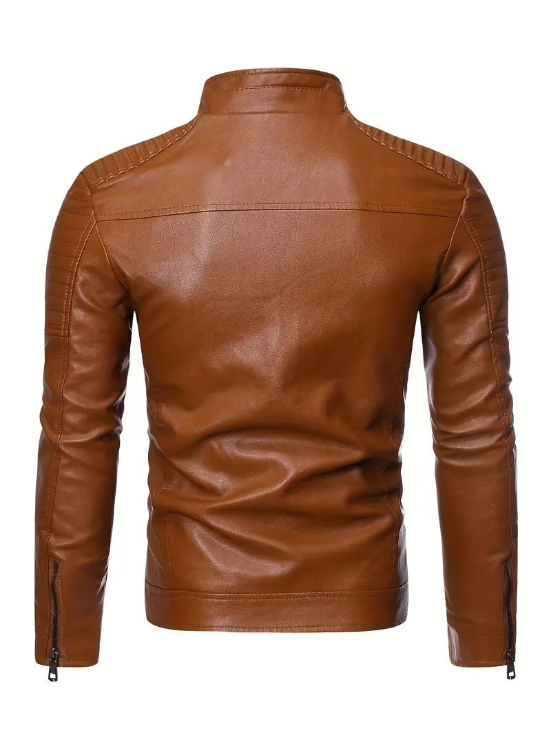 Leder-Bikerjacke - Erich