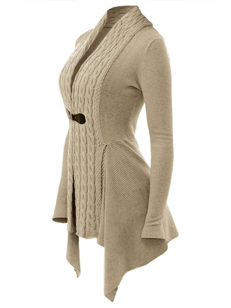 Eleganter Strickcardigan mit Zopfmuster - Thaïs