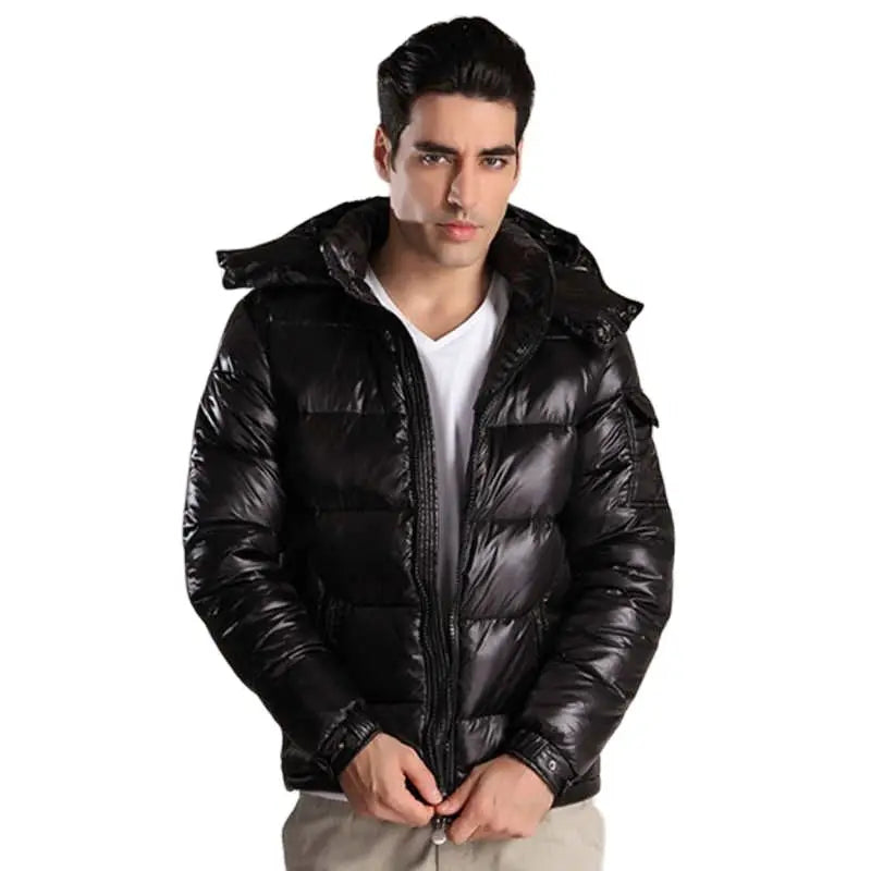 Matthew - Glänzende Herren-Pufferjacke