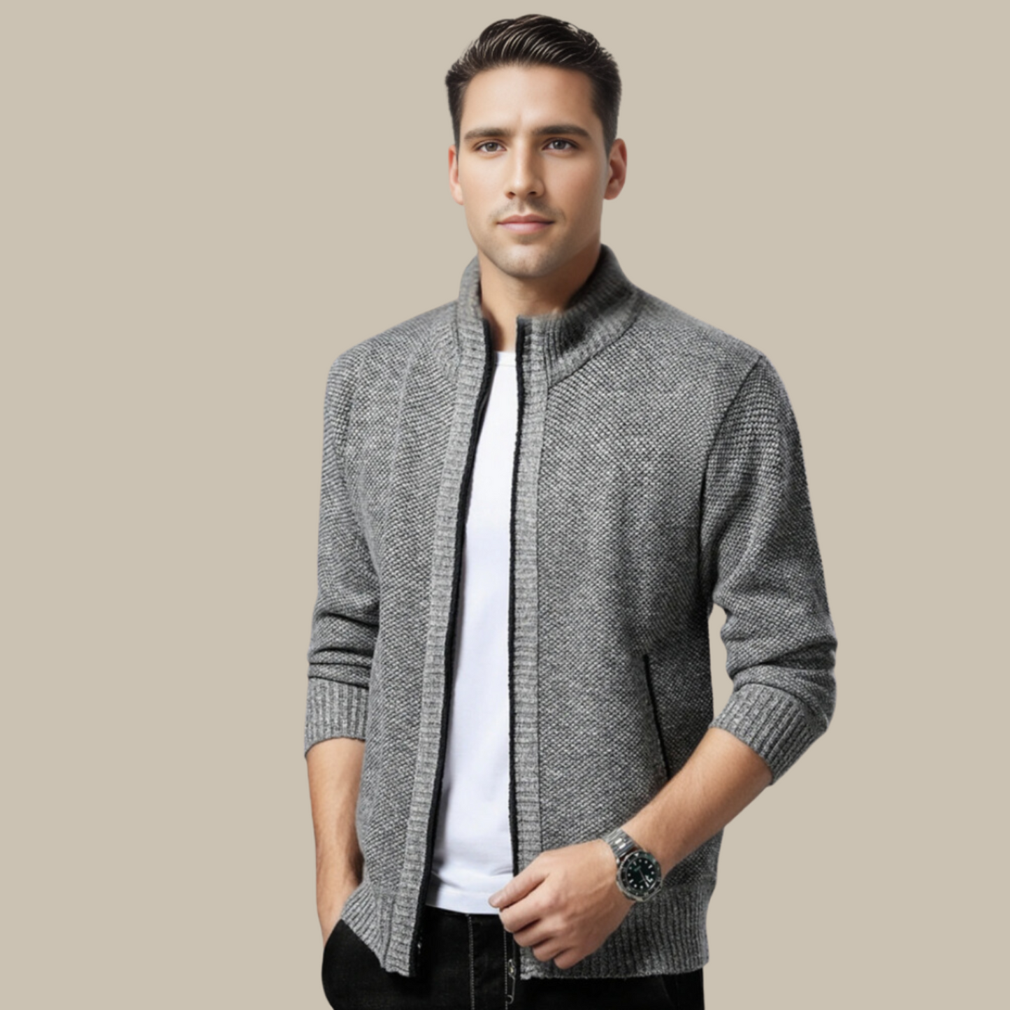 Cooper – Klassischer Strick-Cardigan für Herren