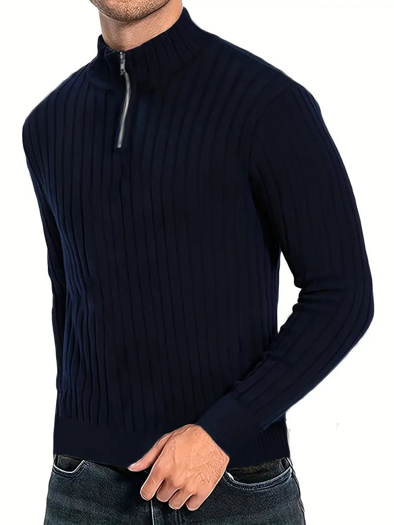 Idris - Stylischer Rollkragenpullover mit vollen Ärmeln für Männer