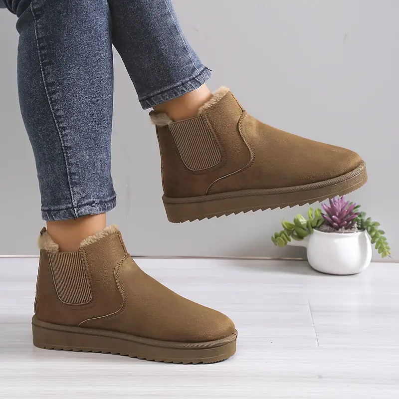 Amira – Plateau-Schneestiefel für Damen