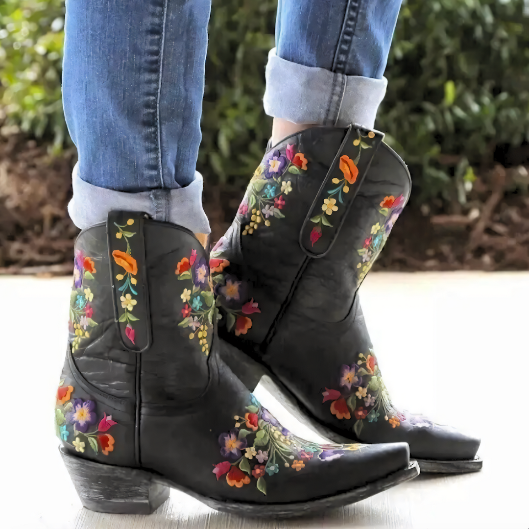 Wetterfeste Cowgirl-Stiefel - Caira