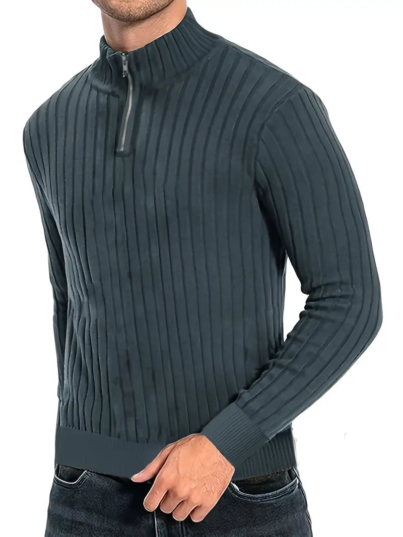 Idris - Stylischer Rollkragenpullover mit vollen Ärmeln für Männer