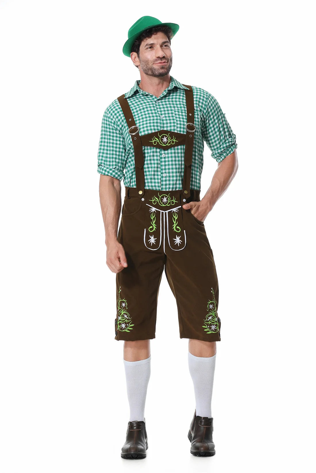 Alex - Bayerischer traditioneller grüner Oktoberfest-Anzug für Männer