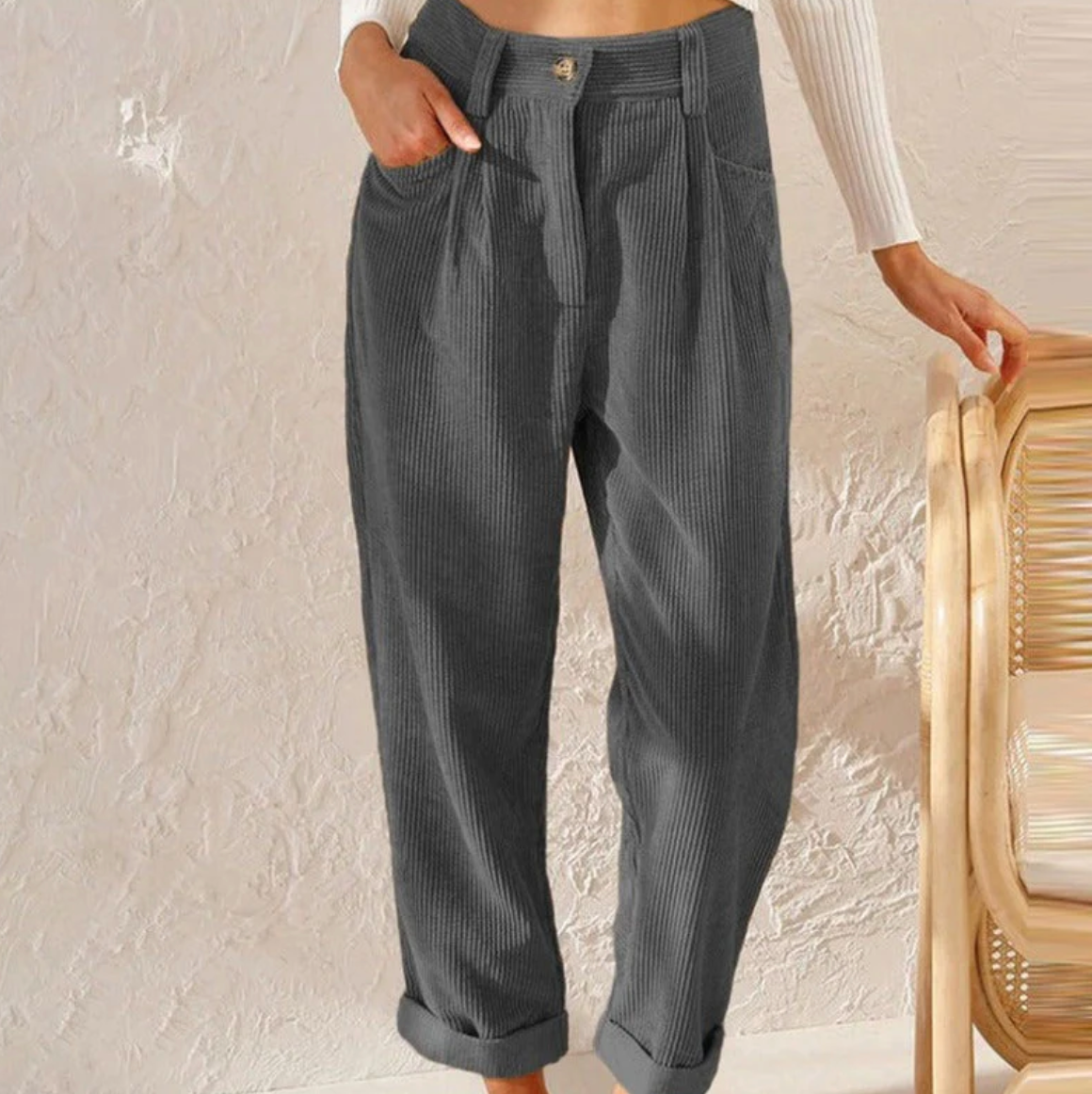 Adabelle – Modische lässige Cordhose