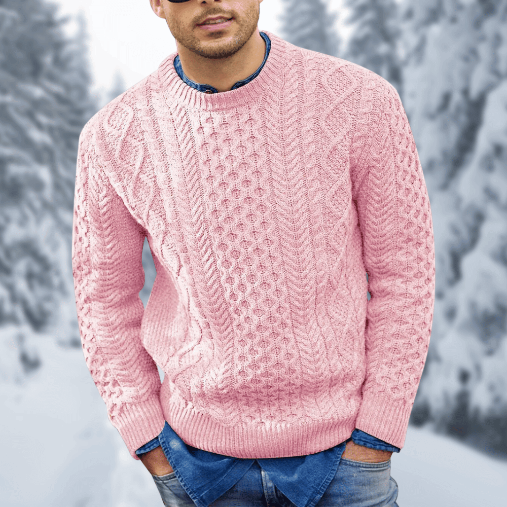 Benn - Warmer langärmeliger Strickpullover für Männer im Winter