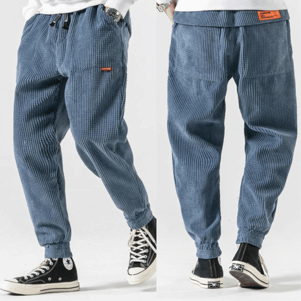 Simone – Modische lockere Streetwear-Cargohose aus Cord