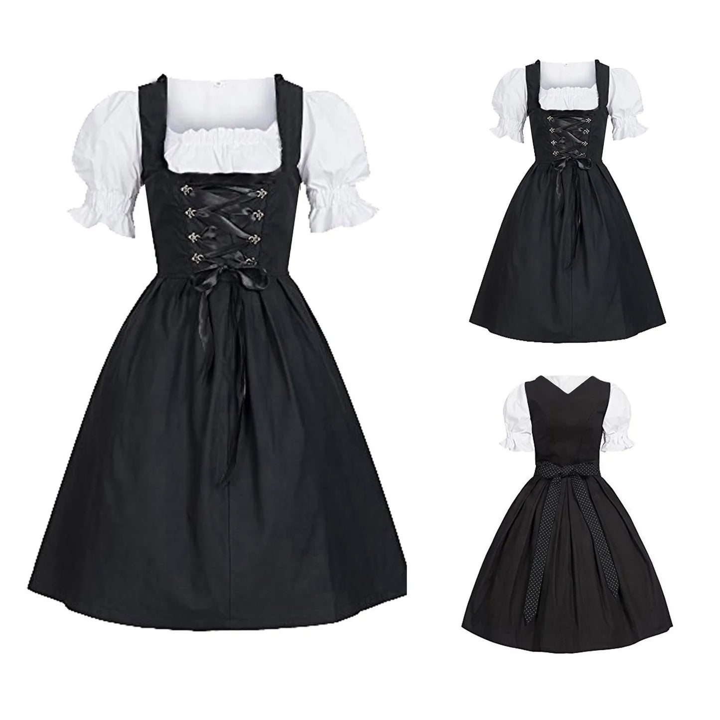 Charlotte - Dirndl Bayerisches Oktoberfest Trachtenkleid mit Schürze