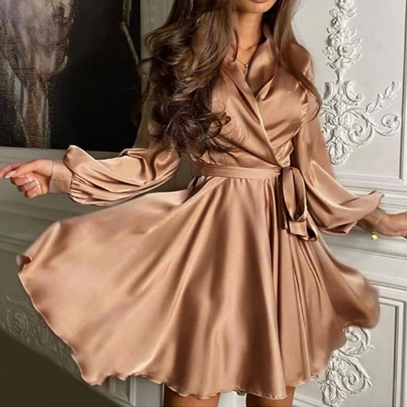 Sasha | Chic Satin Kleid