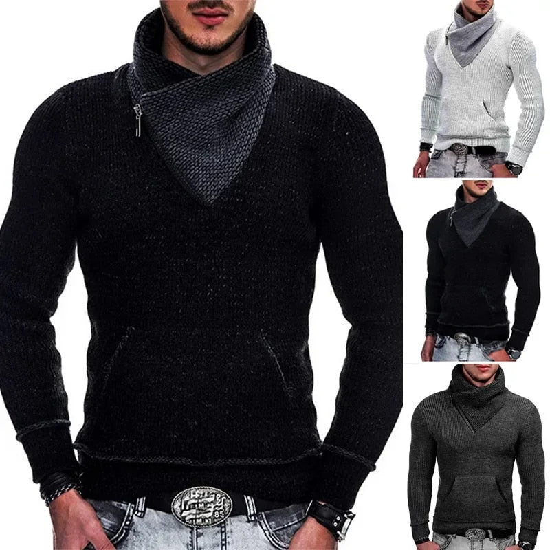 Elijah - Modischer Harajuku-inspirierter Strickpullover für Männer