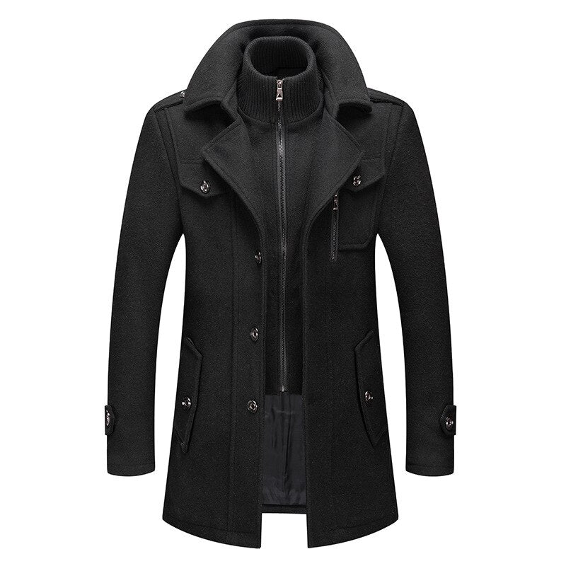 Elegante Winter-Wolljacke - Karl