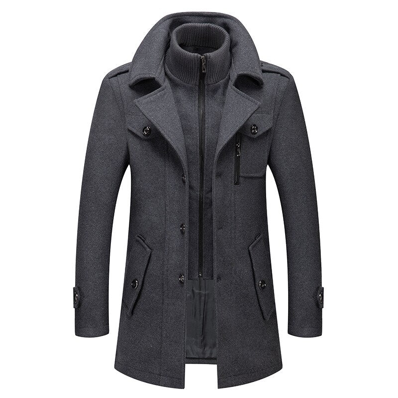 Elegante Winter-Wolljacke - Karl