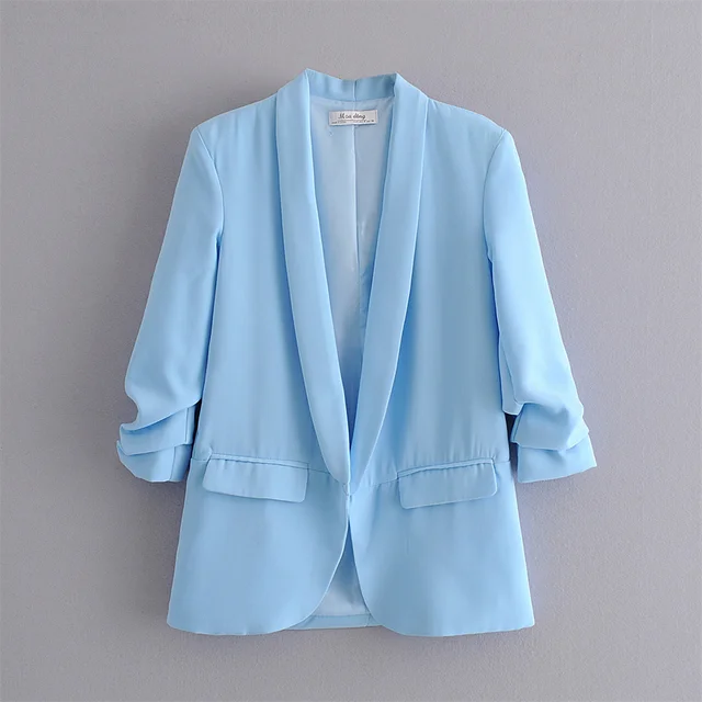 Dames Blazer met geplooide mouwen - Capucine