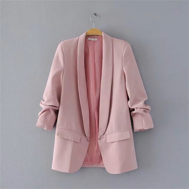 Dames Blazer met geplooide mouwen - Capucine