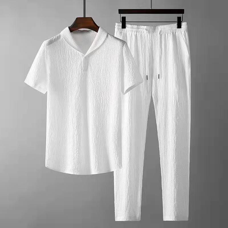 Baumwolle Polo & Pantalon Set - Jasper