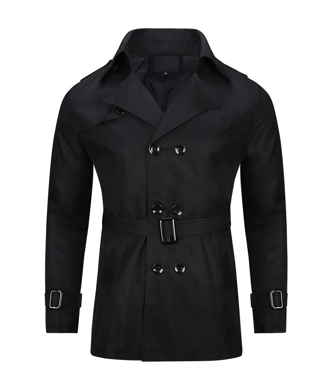 Allthemen - Zweireihiger Herren Trenchcoat