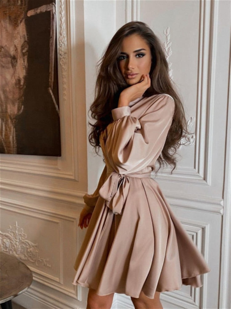 Sasha | Chic Satin Kleid