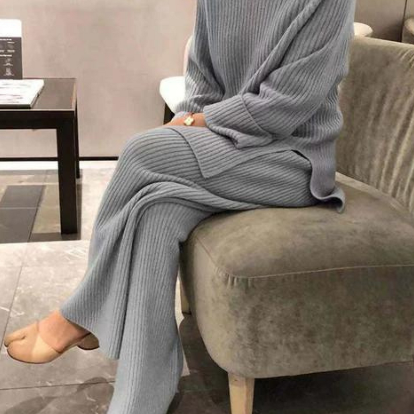 Gretchen – Bequemer Strickpullover und Hose für Damen