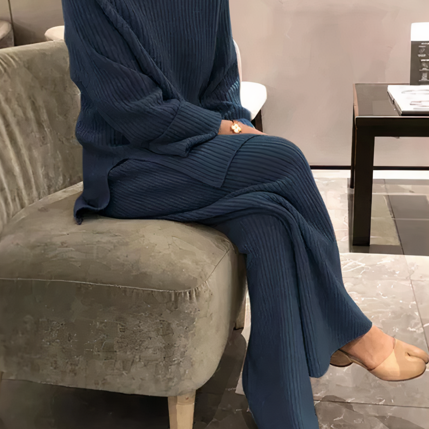 Gretchen – Bequemer Strickpullover und Hose für Damen