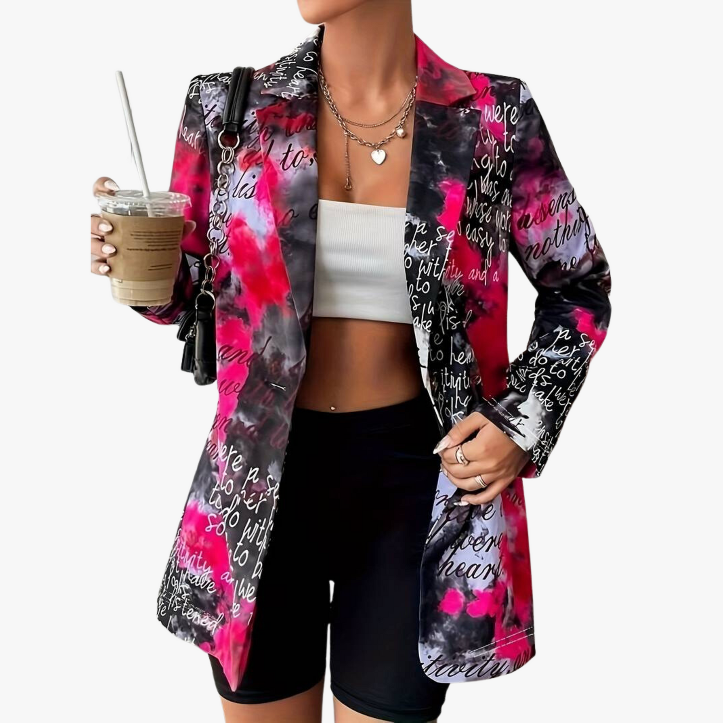 Lulu – Bedruckter Damenblazer