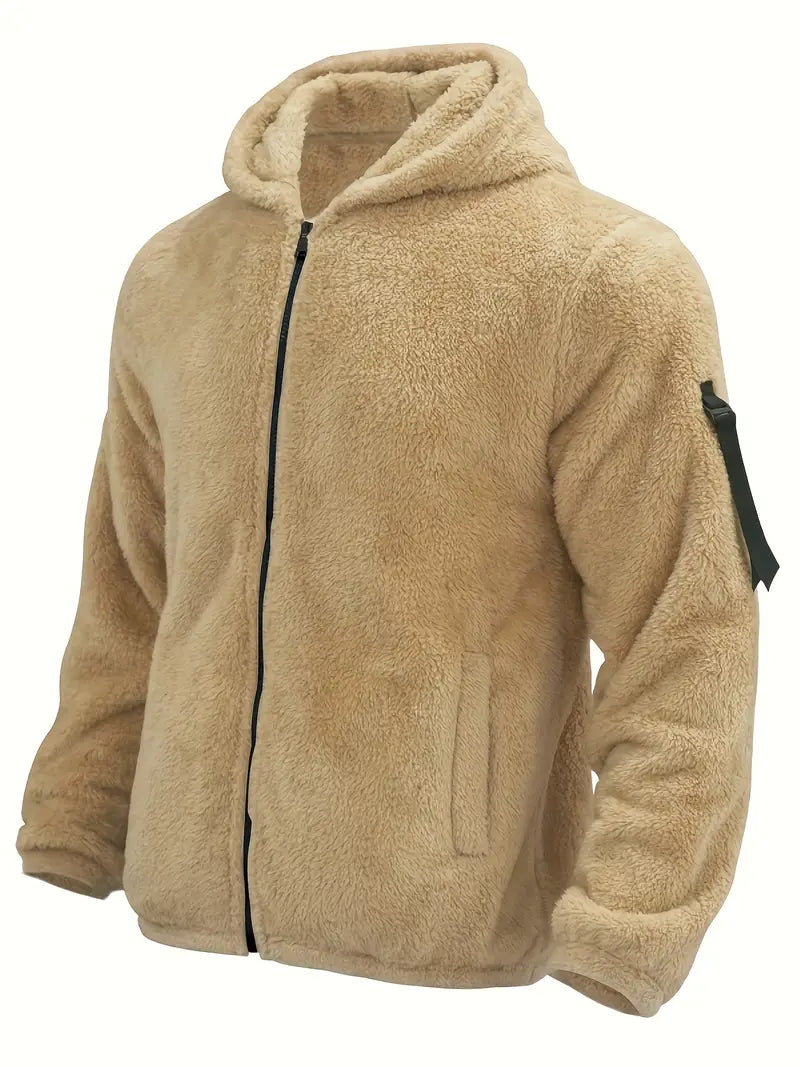 Aaron - Teddyjacke mit Reißverschluss für Männer