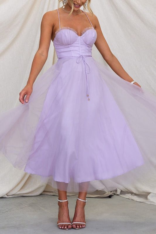 Modernes prinses chiffon Kleid - Hilma