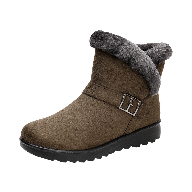 Gretel – mittelhohe Damen-Schneestiefel mit Fleecefutter