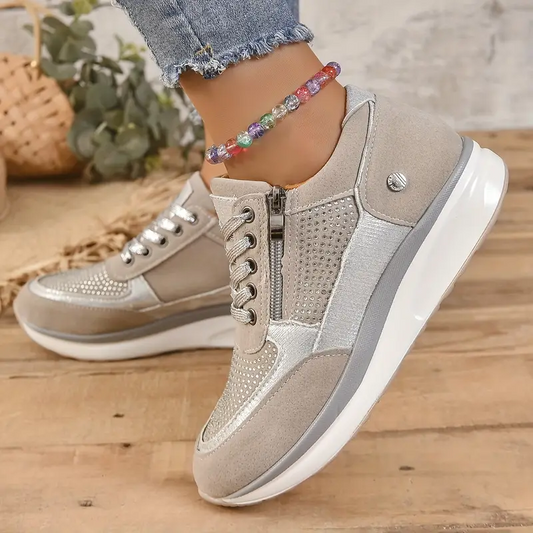 Mindy – Orthopädische Damen-Sneaker mit Absatz