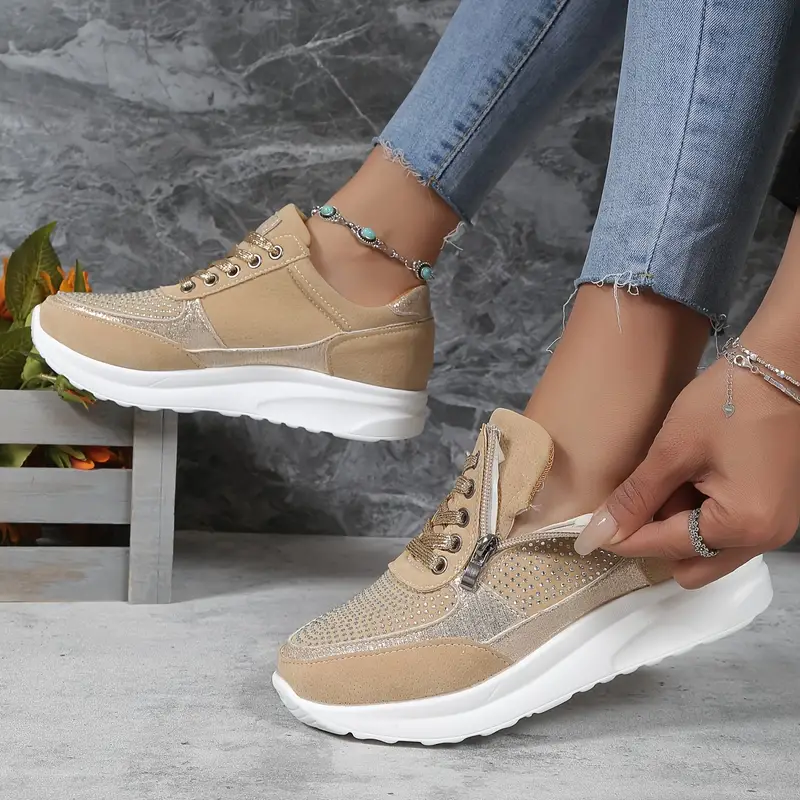 Mindy – Orthopädische Damen-Sneaker mit Absatz