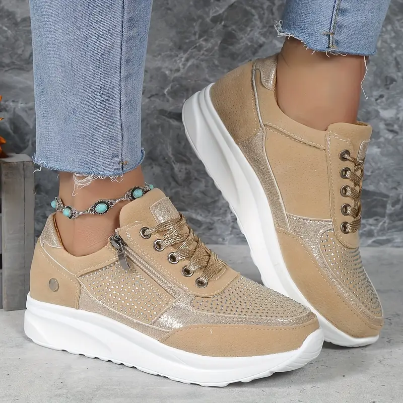 Mindy – Orthopädische Damen-Sneaker mit Absatz