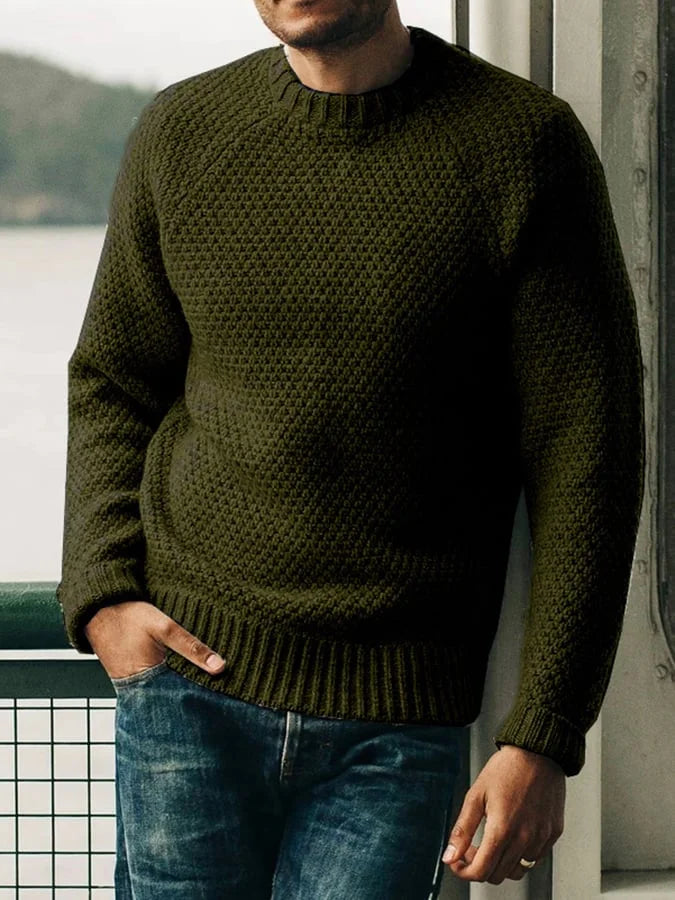 Gregor - Casual Rundkragen-Strickwaren Herren Pullover