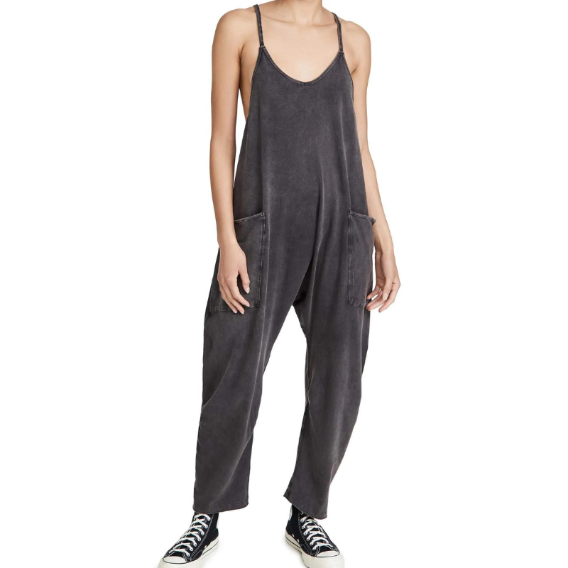 Bequeme Sprünge - Weit geschnittener Jumpsuit mit Taschen