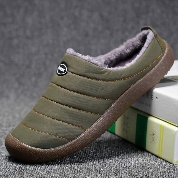 Elijah – Bequeme warme Fleece-Halbschuhe für Herren