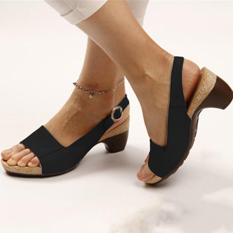 Orthoheel  - Elegante Orthopädische Sandalen mit extrem stabilem Halt trotz Absatz