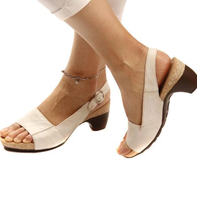 Orthoheel  - Elegante Orthopädische Sandalen mit extrem stabilem Halt trotz Absatz