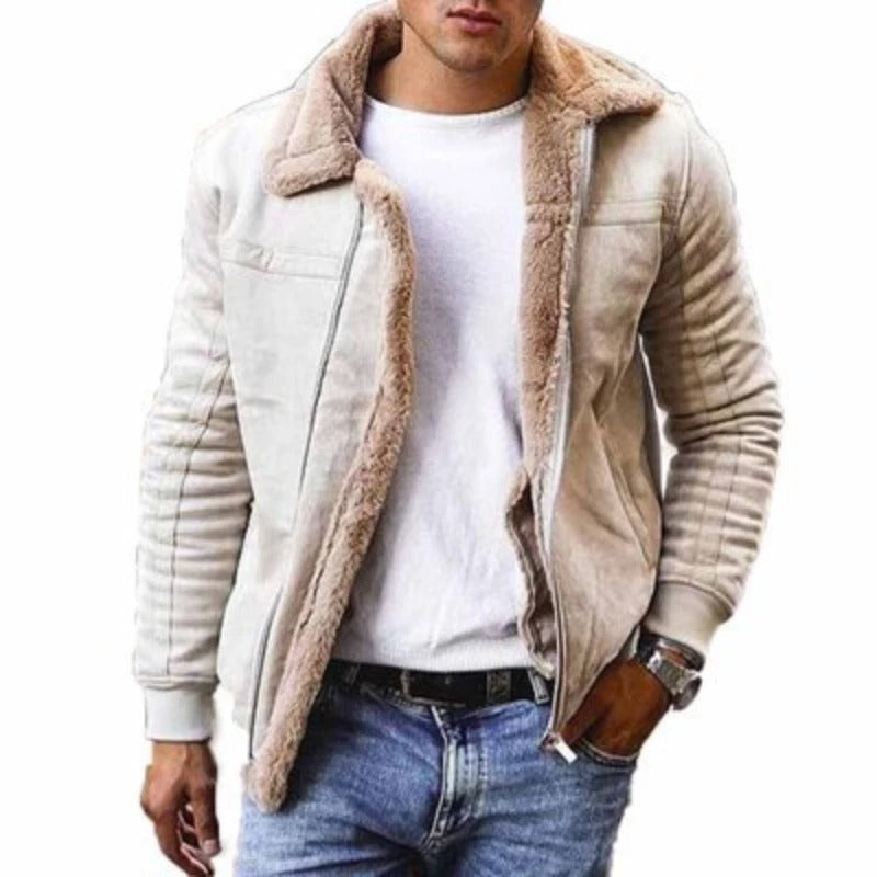 Sonny - Kuschelige Komfort Shearling Jacke für Männer