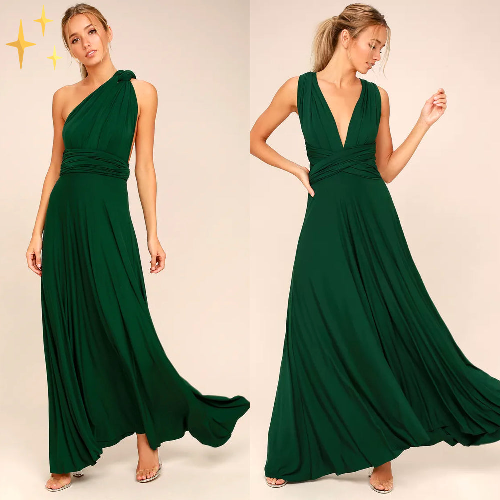 Multiway Maxi Wrap Sommerkleid mit bis zu 50 Tragemöglichkeiten - Zarmina