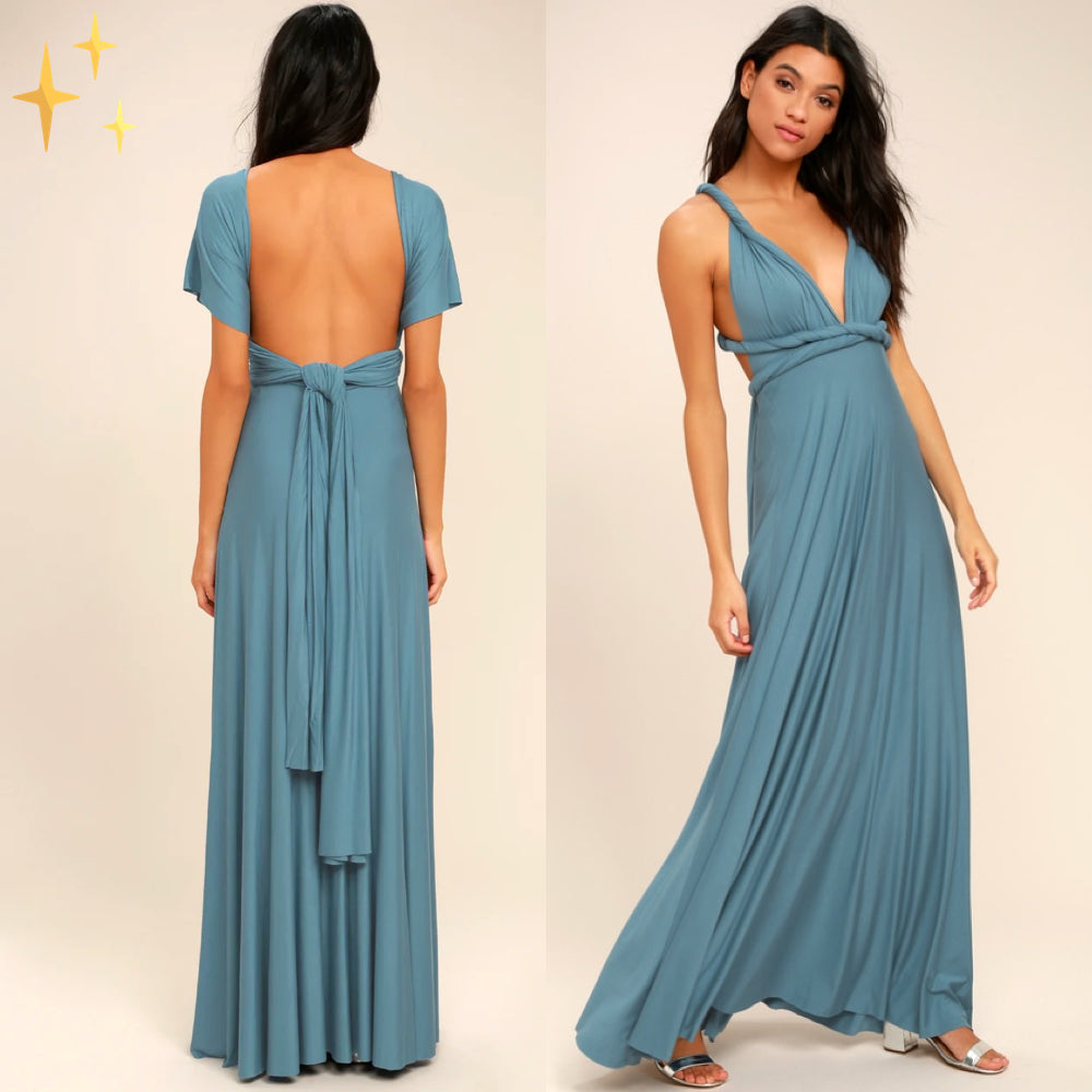 Multiway Maxi Wrap Sommerkleid mit bis zu 50 Tragemöglichkeiten - Zarmina