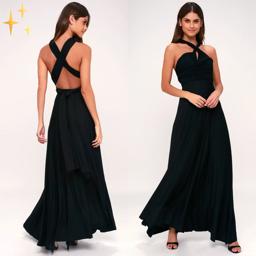 Multiway Maxi Wrap Sommerkleid mit bis zu 50 Tragemöglichkeiten - Zarmina