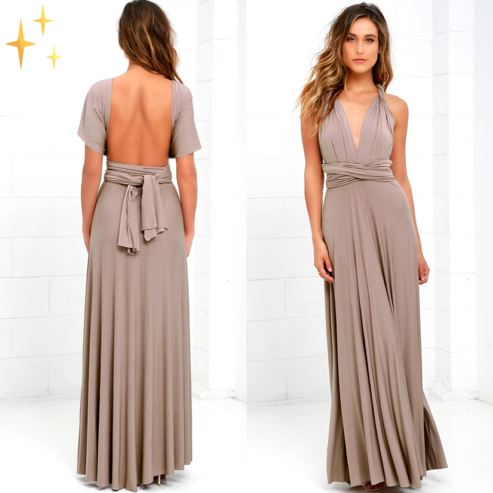 Multiway Maxi Wrap Sommerkleid mit bis zu 50 Tragemöglichkeiten - Zarmina