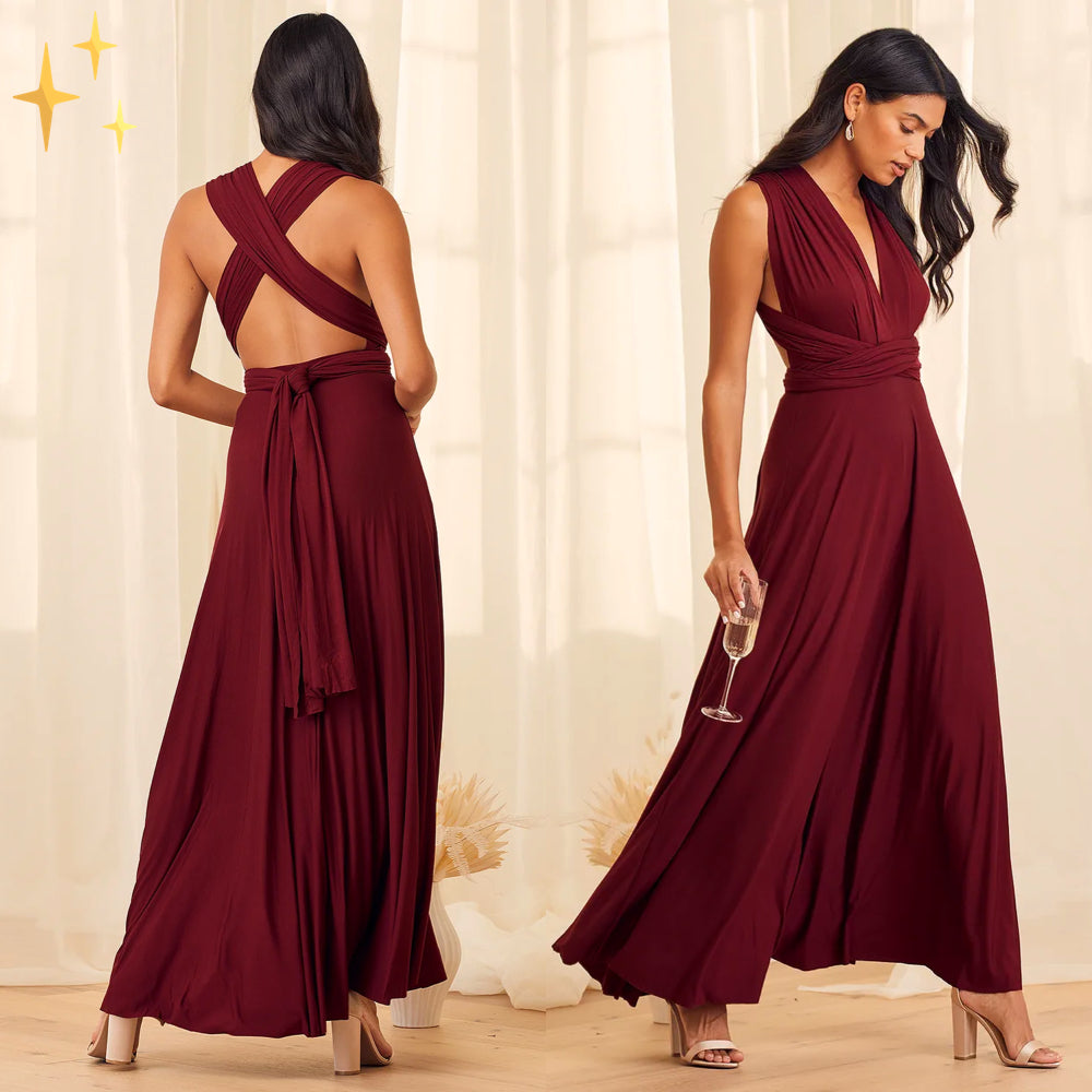 Multiway Maxi Wrap Sommerkleid mit bis zu 50 Tragemöglichkeiten - Zarmina