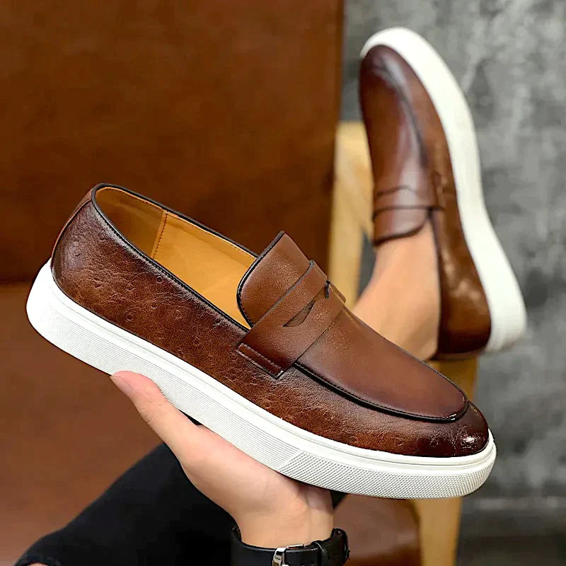 Georgie – Lässiger, flacher Herren-Loafer