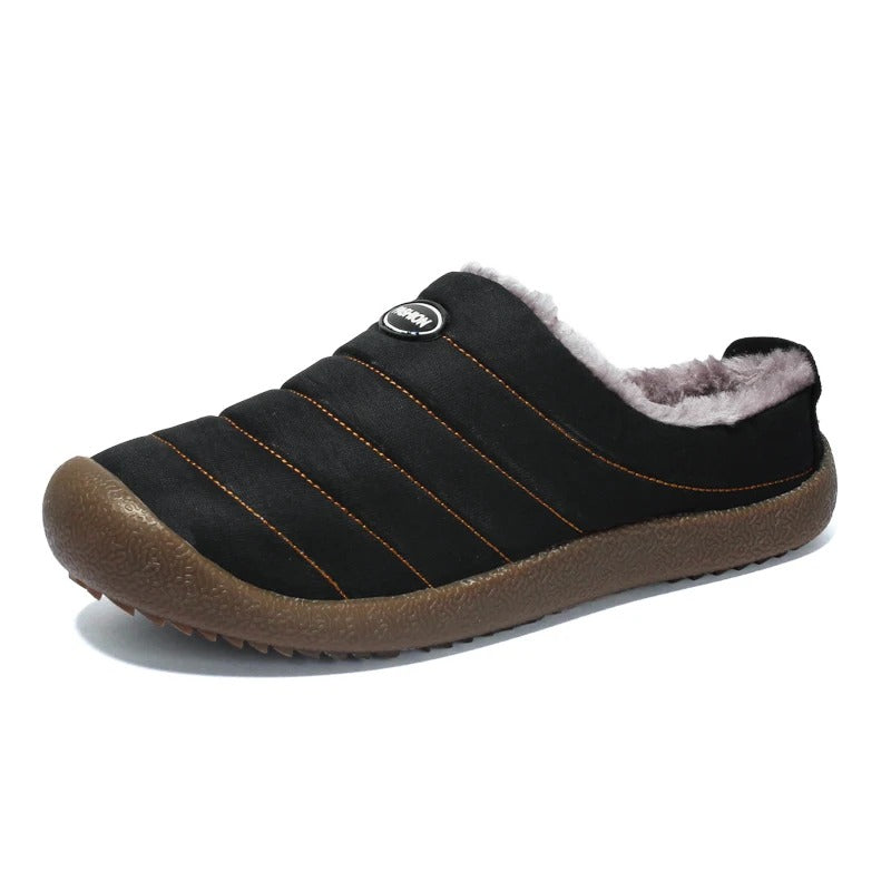 Elijah – Bequeme warme Fleece-Halbschuhe für Herren