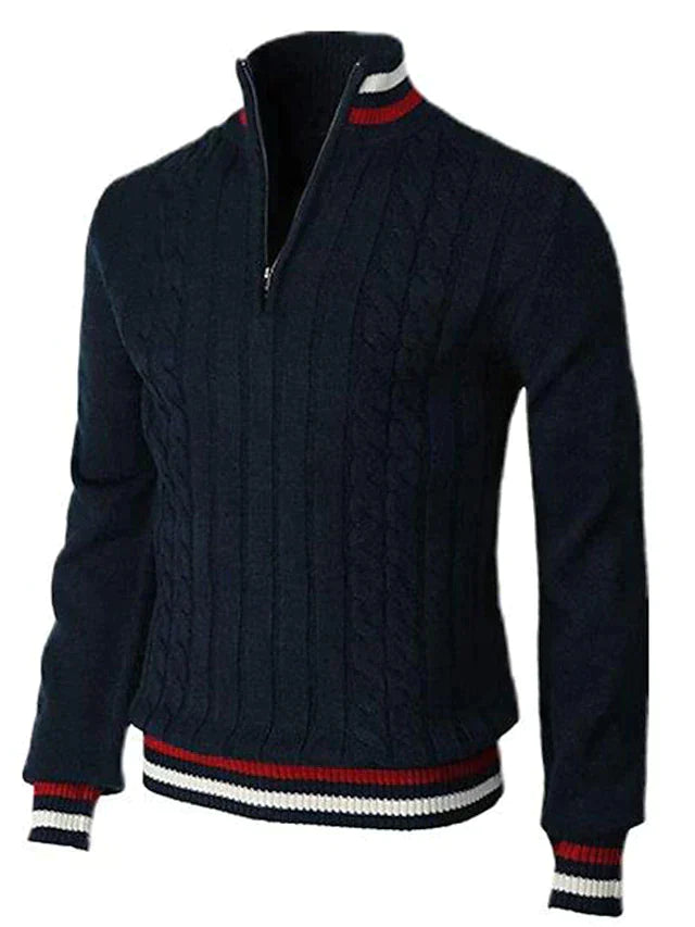 Samuel - Stylischer Zip Up Herren Pullover