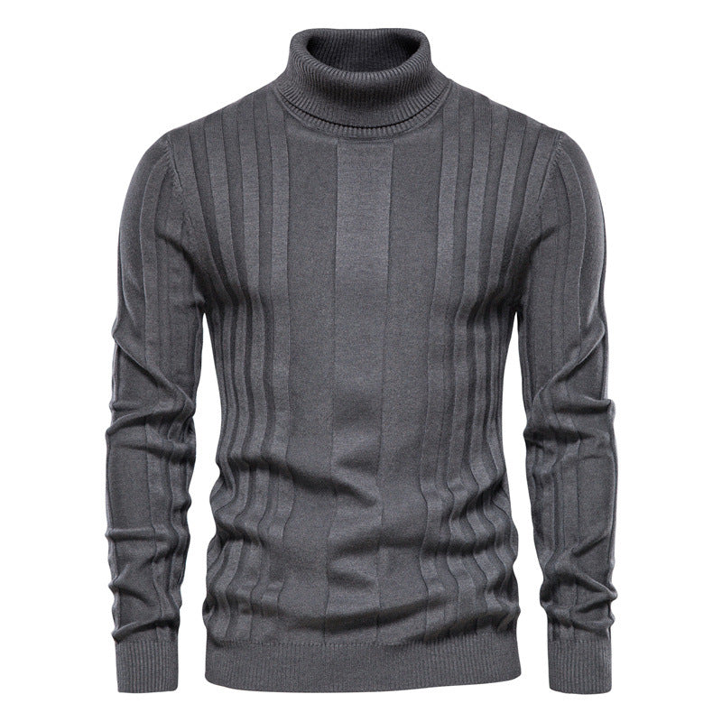 Joshua - Warmer pullover mit rollkragen