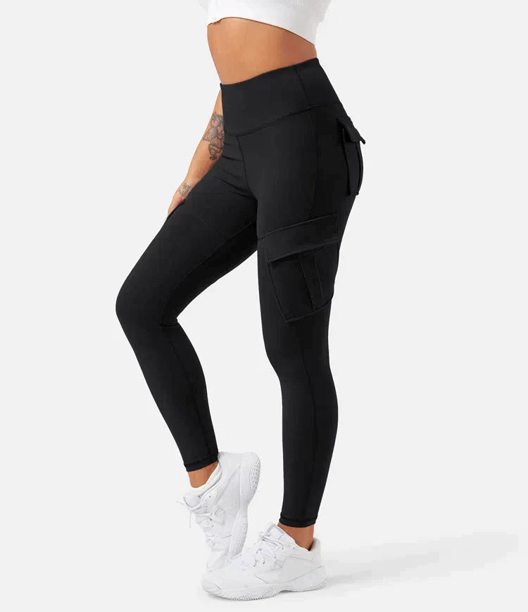 Eline - Stylische Cargo Yoga-Leggings