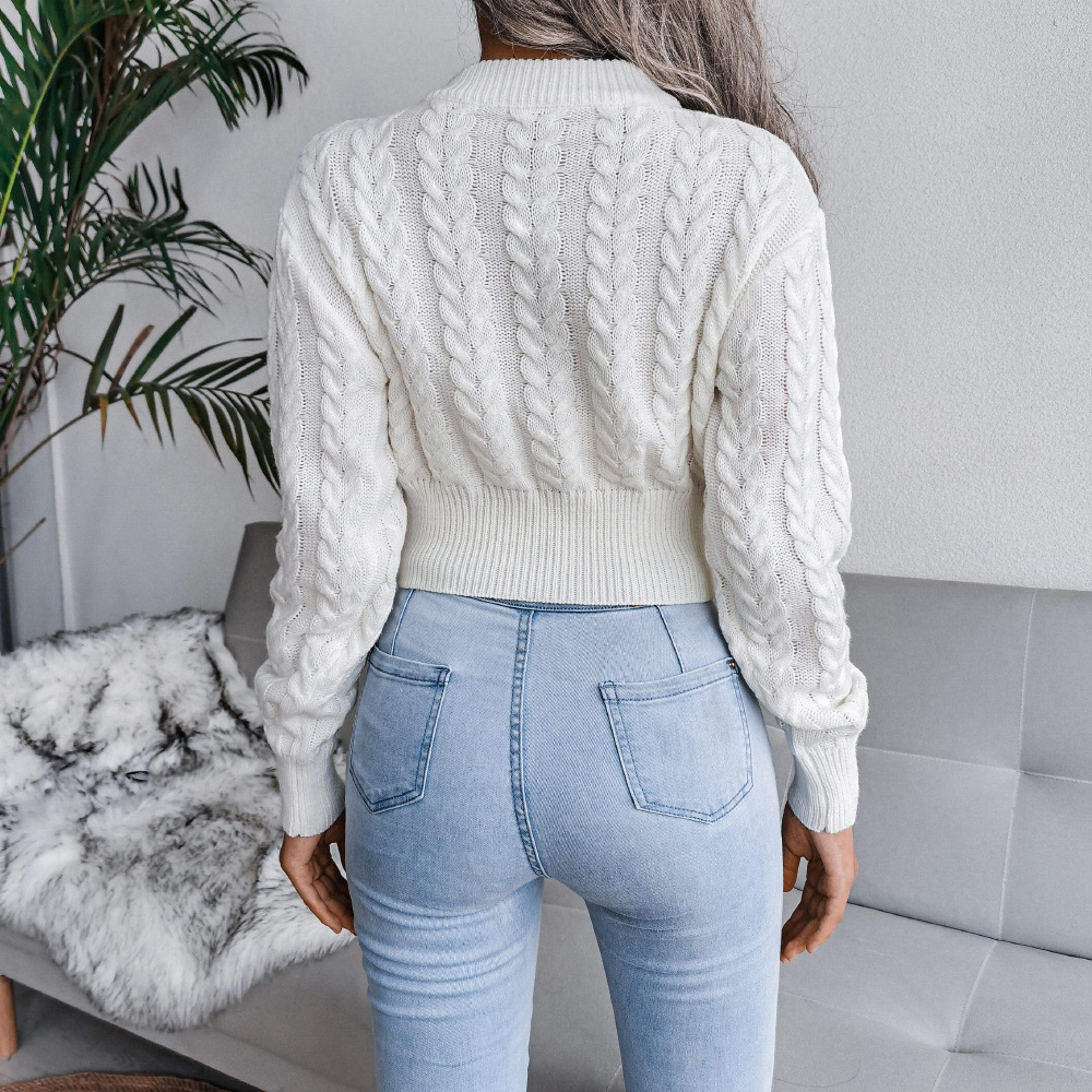 Francesca - Schicker unifarbener Pullover